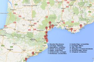 Une partie des destinations proposées
